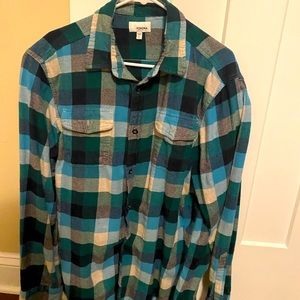 Soft plaid button up